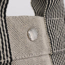 HERMES New Fourre Tout PM Hand Bag Canvas Gray Black Auth am13085V-15