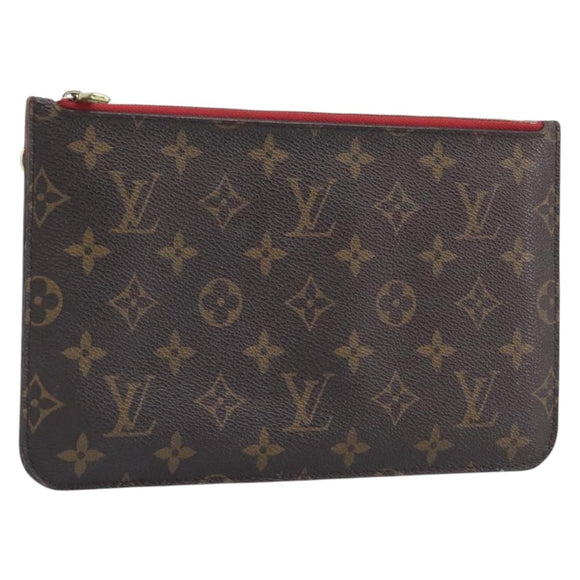 LOUIS VUITTON Monogram Neverfull MM Pouch LV Auth am13087