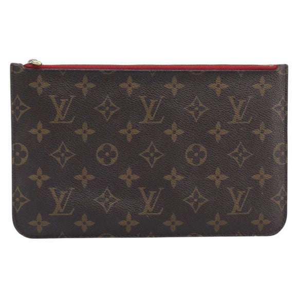 LOUIS VUITTON Monogram Neverfull MM Pouch LV Auth am13087