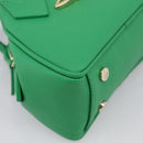 Vivienne Westwood MINI YASMINE Orb Hand Bag Leather Green Gold Auth am13089V-13