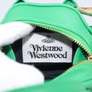 Vivienne Westwood MINI YASMINE Orb Hand Bag Leather Green Gold Auth am13089V-18