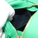 Vivienne Westwood MINI YASMINE Orb Hand Bag Leather Green Gold Auth am13089V-22