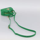 Vivienne Westwood MINI YASMINE Orb Hand Bag Leather Green Gold Auth am13089V-9