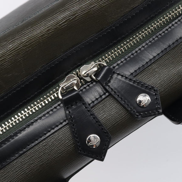 Vivienne Westwood Hand Bag Leather Green Silver Auth am13090A
