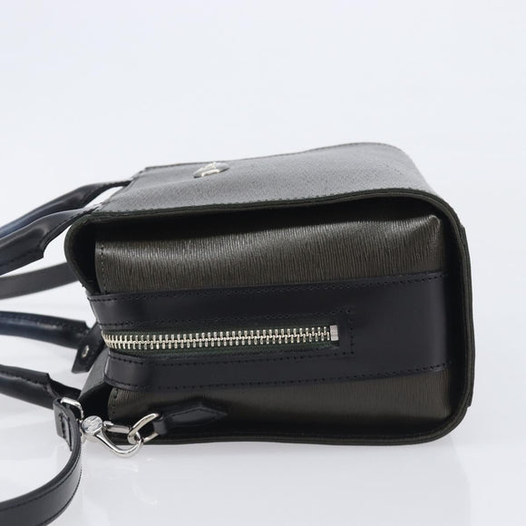 Vivienne Westwood Hand Bag Leather Green Silver Auth am13090A