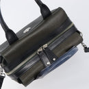 Vivienne Westwood Hand Bag Leather Green Silver Auth am13090A-6