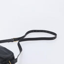 Saint Laurent Cassandra Logo Shoulder Bag Leather Black Gold Tone Auth am13091A-8