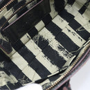 Vivienne Westwood Hand Bag Leather Black Gold Tone Auth am13092V-10