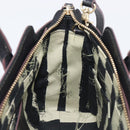 Vivienne Westwood Hand Bag Leather Black Gold Tone Auth am13092V-23