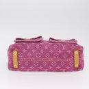 LOUIS VUITTON Monogram Denim Buggy PM Shoulder Bag Pink M95212 LV Auth am13094V-5