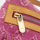 LOUIS VUITTON Monogram Denim Buggy PM Shoulder Bag Pink M95212 LV Auth am13094V-20