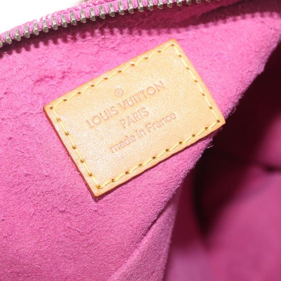 LOUIS VUITTON Monogram Denim Buggy PM Shoulder Bag Pink M95212 LV Auth am13094V