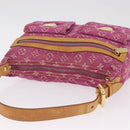 LOUIS VUITTON Monogram Denim Buggy PM Shoulder Bag Pink M95212 LV Auth am13094V-6