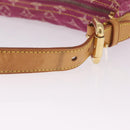 LOUIS VUITTON Monogram Denim Buggy PM Shoulder Bag Pink M95212 LV Auth am13094V-8