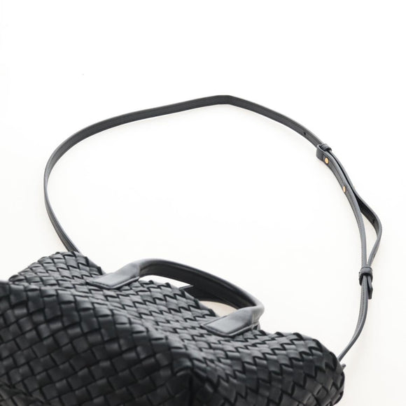 Bottega Veneta INTRECCIATO Mini Cabas Hand Bag Leather 2way Auth am13095SAM