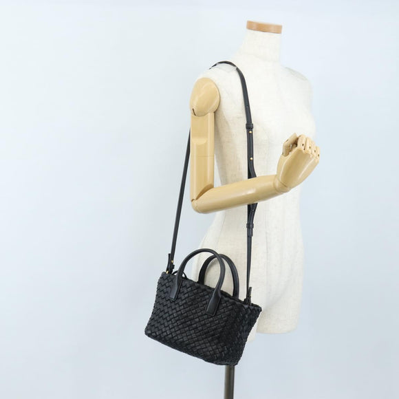 Bottega Veneta INTRECCIATO Mini Cabas Hand Bag Leather 2way Auth am13095SAM