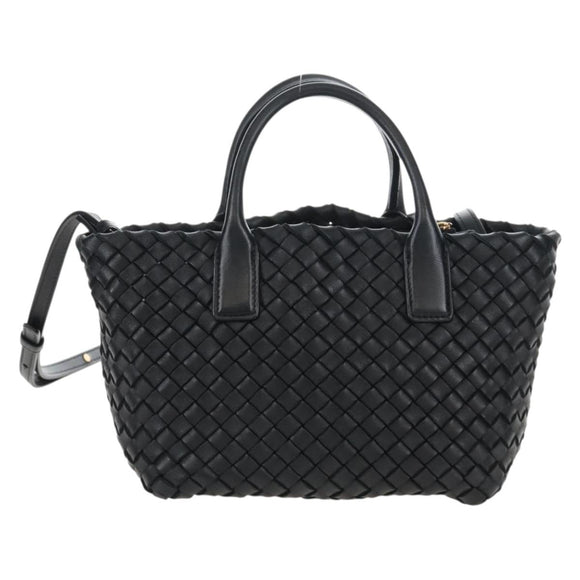 Bottega Veneta INTRECCIATO Mini Cabas Hand Bag Leather 2way Auth am13095SAM