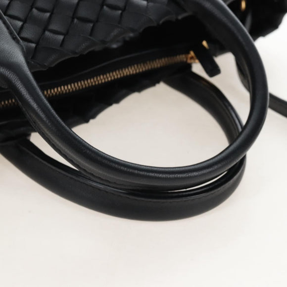 Bottega Veneta INTRECCIATO Mini Cabas Hand Bag Leather 2way Auth am13095SAM