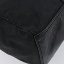 PRADA Shoulder Bag Nylon Black Silver Auth am13098A-13