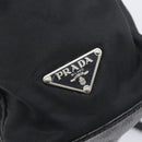 PRADA Shoulder Bag Nylon Black Silver Auth am13098A-14