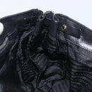 PRADA Shoulder Bag Nylon Black Silver Auth am13098A-21