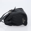 PRADA Shoulder Bag Nylon Black Silver Auth am13098A-5