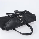 PRADA Shoulder Bag Nylon Black Silver Auth am13098A-6