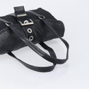 PRADA Shoulder Bag Nylon Black Silver Auth am13098A-7