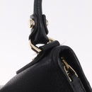 GUCCI Abbey Shoulder Bag Leather Black Gold Tone 130939 Auth am13107V-14