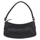 GUCCI Abbey Shoulder Bag Leather Black Gold Tone 130939 Auth am13107V-3