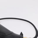 GUCCI Abbey Shoulder Bag Leather Black Gold Tone 130939 Auth am13107V-8