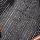 PRADA Hand Bag Leather Brown Silver Auth am13109SAV-21