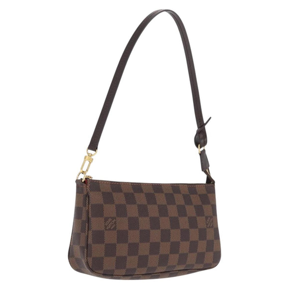 LOUIS VUITTON Damier Ebene Pochette Accessoires Pouch N41206 LV Auth am13111M