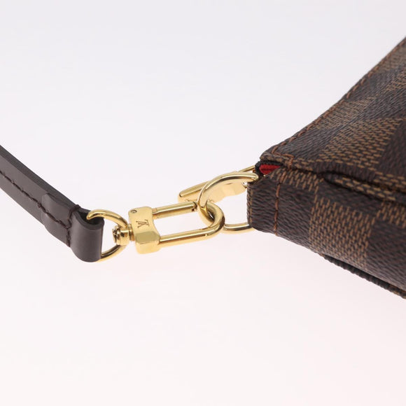 LOUIS VUITTON Damier Ebene Pochette Accessoires Pouch N41206 LV Auth am13111M