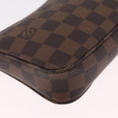 LOUIS VUITTON Damier Ebene Pochette Accessoires Pouch N41206 LV Auth am13111M-14