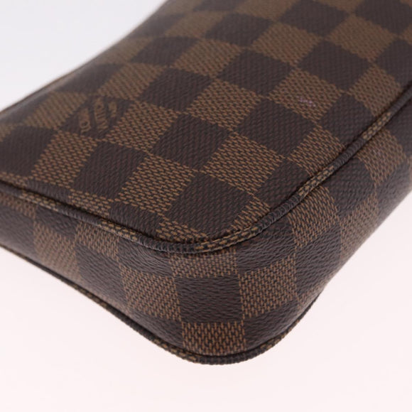 LOUIS VUITTON Damier Ebene Pochette Accessoires Pouch N41206 LV Auth am13111M