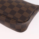 LOUIS VUITTON Damier Ebene Pochette Accessoires Pouch N41206 LV Auth am13111M-15