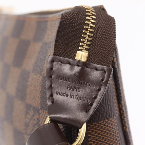 LOUIS VUITTON Damier Ebene Pochette Accessoires Pouch N41206 LV Auth am13111M