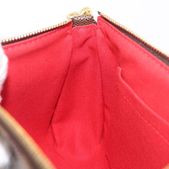 LOUIS VUITTON Damier Ebene Pochette Accessoires Pouch N41206 LV Auth am13111M