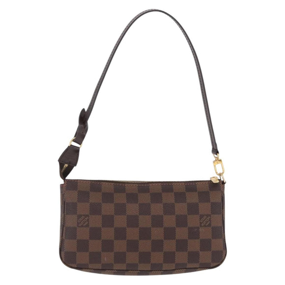 LOUIS VUITTON Damier Ebene Pochette Accessoires Pouch N41206 LV Auth am13111M
