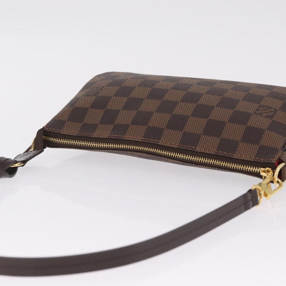 LOUIS VUITTON Damier Ebene Pochette Accessoires Pouch N41206 LV Auth am13111M
