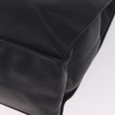 CHANEL COCO Mark Chain Tote Bag Lamb Skin Black Gold Tone CC Auth am13114V-14