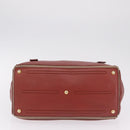 Saint Laurent Muse To Hand Bag Leather Brown Gold Tone 229680 Auth am13115A-10