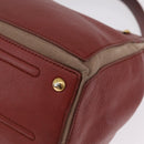 Saint Laurent Muse To Hand Bag Leather Brown Gold Tone 229680 Auth am13115A-14