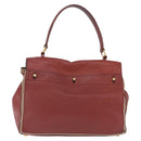 Saint Laurent Muse To Hand Bag Leather Brown Gold Tone 229680 Auth am13115A-3