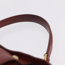 Saint Laurent Muse To Hand Bag Leather Brown Gold Tone 229680 Auth am13115A-8