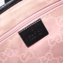 GUCCI Jackie Shoulder Bag Canvas Black Silver 001 3306 Auth am13126V-16
