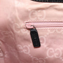 GUCCI Jackie Shoulder Bag Canvas Black Silver 001 3306 Auth am13126V-20