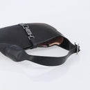 GUCCI Jackie Shoulder Bag Canvas Black Silver 001 3306 Auth am13126V-7