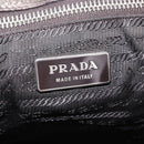 PRADA Shoulder Bag Leather Gold Silver Auth am13129V-18